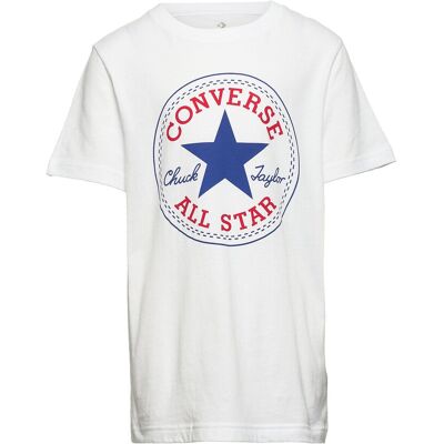Converse S/S Tee 134-146 White 134-146 Converse S/S Tee 134-146 White 134-146