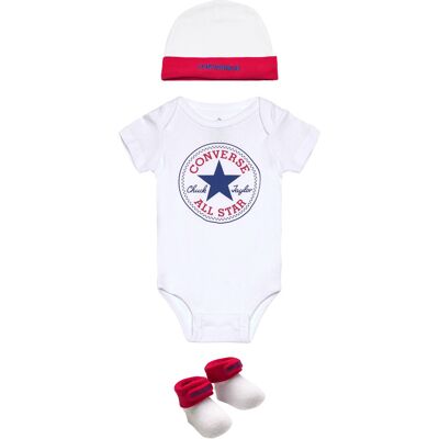 Converse C1-Bodysuit+Hat+Bootie 50/68 Blue 50/68 Converse C1-Bodysuit+Hat+Bootie 50/68 Blue 50/68
