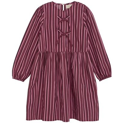 Creamie Dress Woven Stripe 116 Pink 116 Creamie Dress Woven Stripe 116 Pink 116