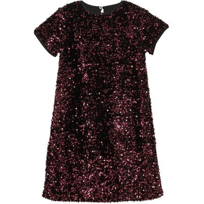 Creamie Dress Velour Sequins 104 Black 104 Creamie Dress Velour Sequins 104 Black 104