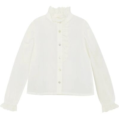 Creamie Blouse Woven 122 White 122 Creamie Blouse Woven 122 White 122