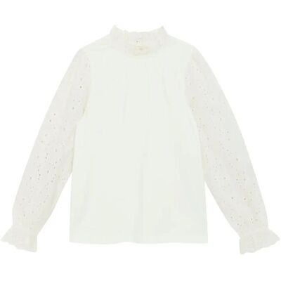 Creamie T-Shirt Ls 110 White 110 Creamie T-Shirt Ls 110 White 110