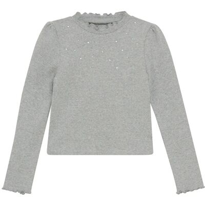 Creamie T-Shirt Ls Rib 104 Grey 104 Creamie T-Shirt Ls Rib 104 Grey 104