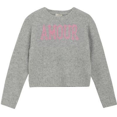 Creamie Pullover Knit 110\116 Grey 110\116 Creamie Pullover Knit 110\116 Grey 110\116