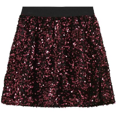 Creamie Skirt Velour Sequins 104 Red 104 Creamie Skirt Velour Sequins 104 Red 104
