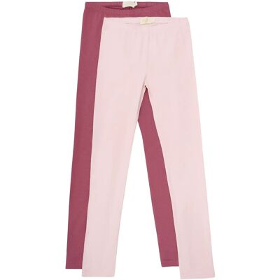 Creamie Leggings 2-Pack 104 Pink 104 Creamie Leggings 2-Pack 104 Pink 104