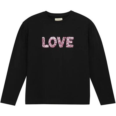 Creamie T-Shirt Ls 122 Black 122 Creamie T-Shirt Ls 122 Black 122