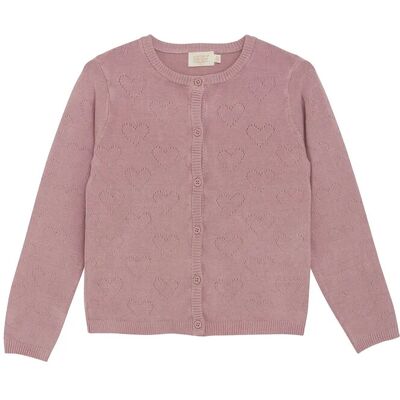 Creamie Cardigan Pointelle 104 Pink 104 Creamie Cardigan Pointelle 104 Pink 104