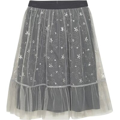 Creamie Skirt Sequins Mesh 116 Grey 116 Creamie Skirt Sequins Mesh 116 Grey 116
