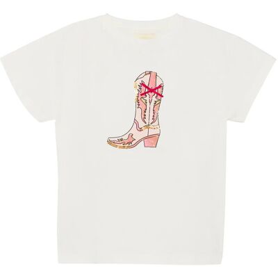 Creamie T-Shirt Ss 140 White 140 Creamie T-Shirt Ss 140 White 140