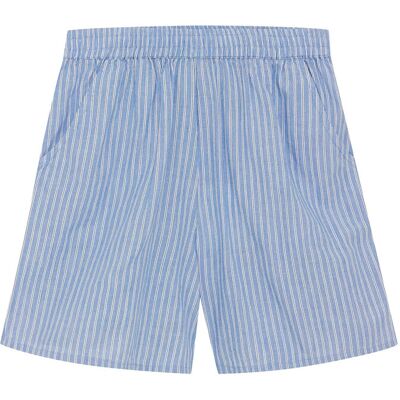 Creamie Shorts Woven Stripe 116 Blue 116 Creamie Shorts Woven Stripe 116 Blue 116