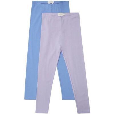 Creamie Leggings 2-Pack 134 Blue 134 Creamie Leggings 2-Pack 134 Blue 134