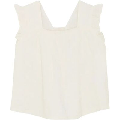 Creamie Top Embroidery 140 Cream 140 Creamie Top Embroidery 140 Cream 140