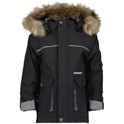 Didriksons Kure Kids Parka 6 80 Black 80 Didriksons Kure Kids Parka 6 80 Black 80
