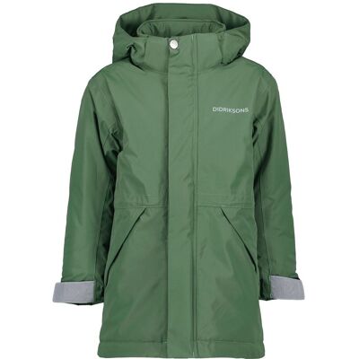 Didriksons Tundran Kids Parkas 80 Green 80 Didriksons Tundran Kids Parkas 80 Green 80