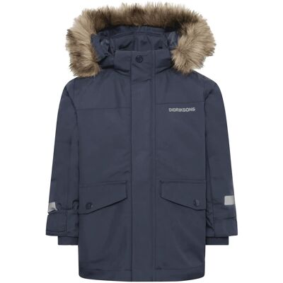 Didriksons Bjärven Kids Parka 4 98 Navy 98 Didriksons Bjärven Kids Parka 4 98 Navy 98