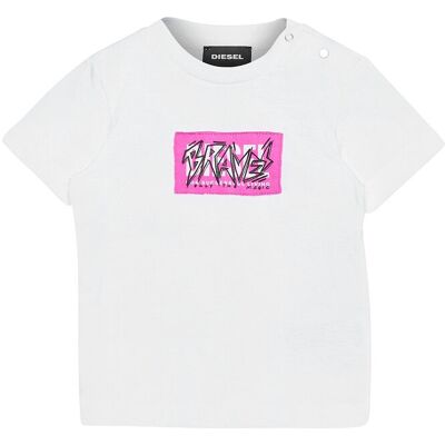Diesel Tjustx62B T-Shirt 74 White 74 Diesel Tjustx62B T-Shirt 74 White 74