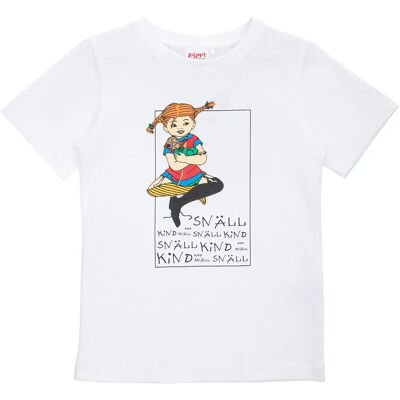 Martinex Pippi Snäll T-Shirt 158/164 White 158/164 Martinex Pippi Snäll T-Shirt 158/164 White 158/164