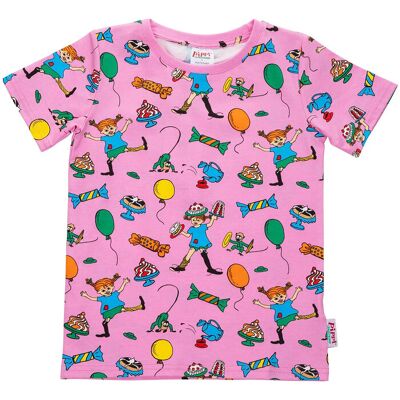 Martinex Fest Pippi T-Shirt 86 Pink 86 Martinex Fest Pippi T-Shirt 86 Pink 86