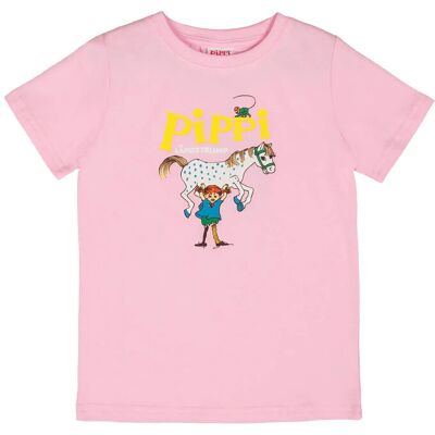 Martinex Pippi Logo T-Shirt 146/152 Pink 146/152 Martinex Pippi Logo T-Shirt 146/152 Pink 146/152