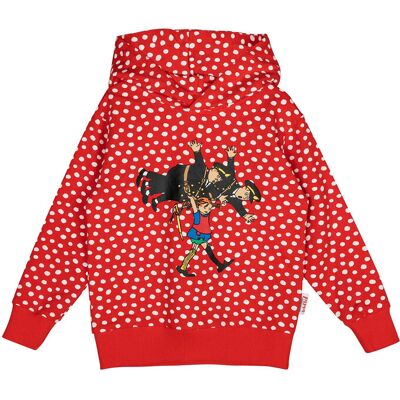 Martinex Prickigt Huvtröja 128 Red 128 Martinex Prickigt Huvtröja 128 Red 128