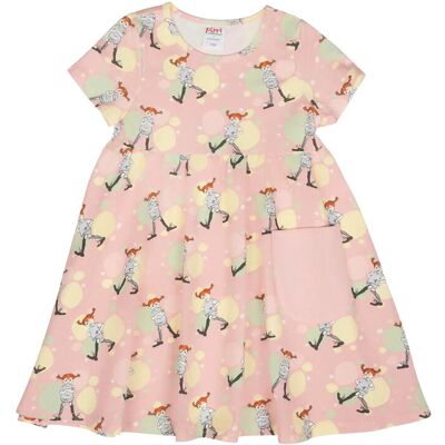 Martinex Munter Pippi Klänning 98 Pink 98 Martinex Munter Pippi Klänning 98 Pink 98