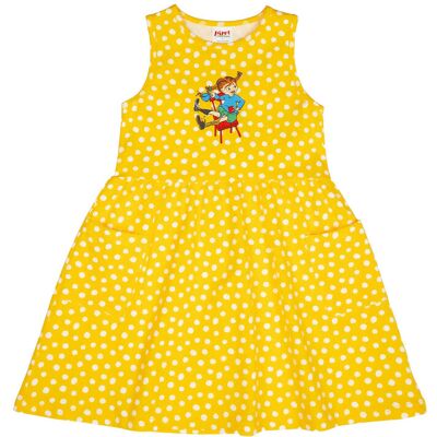 Martinex Prickigt Klänning 128 Yellow 128 Martinex Prickigt Klänning 128 Yellow 128