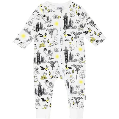 Martinex Lättja Pyjamas Sv/Vit 68 74 White 74 Martinex Lättja Pyjamas Sv/Vit 68 74 White 74