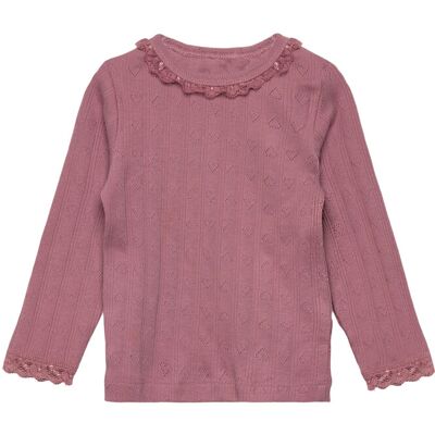 En Fant T-Shirt Ls Pointelle 62 Pink 62 En Fant T-Shirt Ls Pointelle 62 Pink 62
