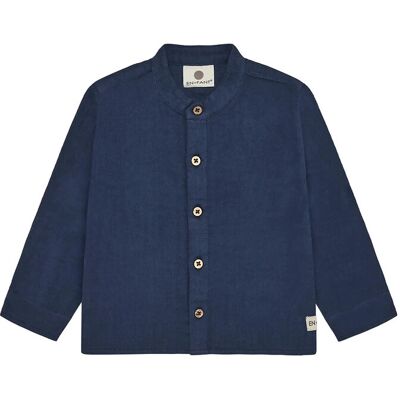 En Fant Shirt Ls Muslin 56 Navy 56 En Fant Shirt Ls Muslin 56 Navy 56