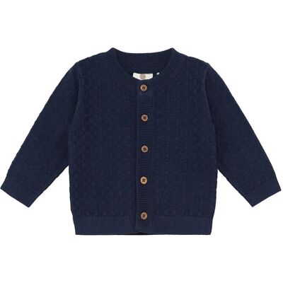 En Fant Knit Cardigan 74 Navy 74 En Fant Knit Cardigan 74 Navy 74