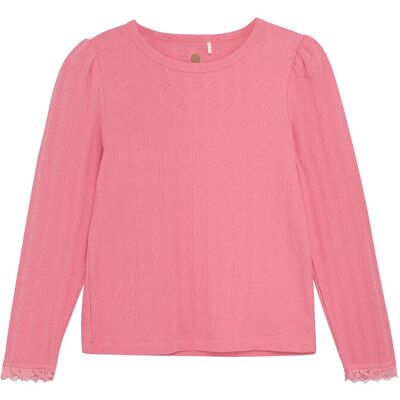 En Fant T-Shirt Ls Pointelle 104 Pink 104 En Fant T-Shirt Ls Pointelle 104 Pink 104