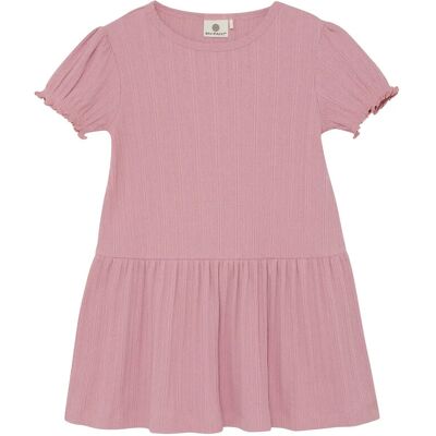 En Fant Dress Ss Pointelle 116 Pink 116 En Fant Dress Ss Pointelle 116 Pink 116