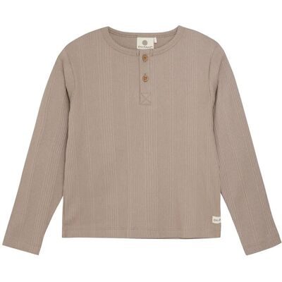 En Fant T-Shirt Ls Rib 140 Beige 140 En Fant T-Shirt Ls Rib 140 Beige 140