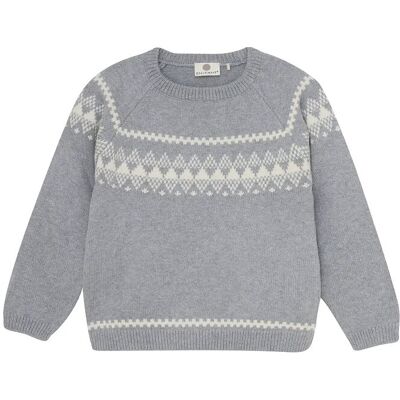 En Fant Pullover Knit W. Wool 98 Grey 98 En Fant Pullover Knit W. Wool 98 Grey 98