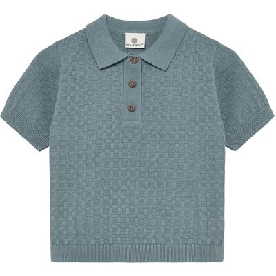 En Fant Knit Polo 116 Blue 116 En Fant Knit Polo 116 Blue 116