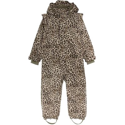 En Fant Snowsuit W. Frills 98 Brown 98 En Fant Snowsuit W. Frills 98 Brown 98