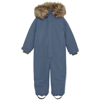 En Fant Snowsuit W. Fake Fur 104 Blue 104 En Fant Snowsuit W. Fake Fur 104 Blue 104