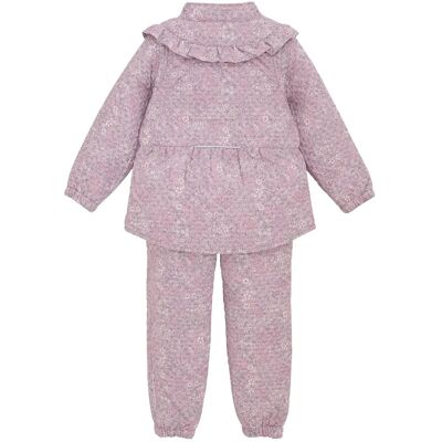 En Fant Thermal Set W. Frills, Aop 104 Pink 104 En Fant Thermal Set W. Frills, Aop 104 Pink 104