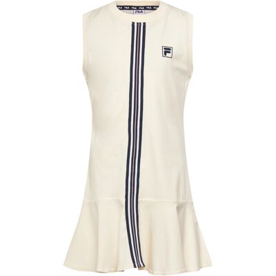 FILA Pratolino Regular Heritage Tape Sleeveless Dress 110-116 Cream 110-116 FILA Pratolino Regular Heritage Tape Sleeveless Dress 110-116 Cream 110-116