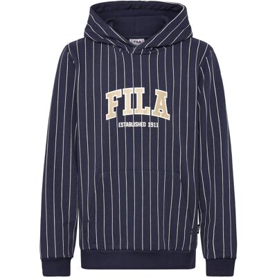 FILA Rifredi Relaxed Graphic Pinstriped Hoodie 134-140 Navy 134-140 FILA Rifredi Relaxed Graphic Pinstriped Hoodie 134-140 Navy 134-140