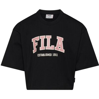 FILA Rifredi Boxy Cropped Graphic T-Shirt 146-152 Black 146-152 FILA Rifredi Boxy Cropped Graphic T-Shirt 146-152 Black 146-152