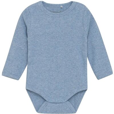 Fixoni Body Ls Melange Rib 62 Blue 62 Fixoni Body Ls Melange Rib 62 Blue 62