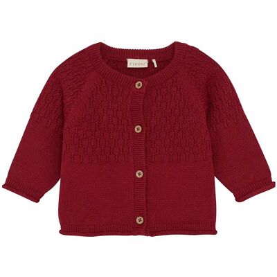 Fixoni Cardigan Knit 86 Red 86 Fixoni Cardigan Knit 86 Red 86
