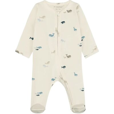 Fixoni Nightsuit W. Feet 86 Cream 86 Fixoni Nightsuit W. Feet 86 Cream 86