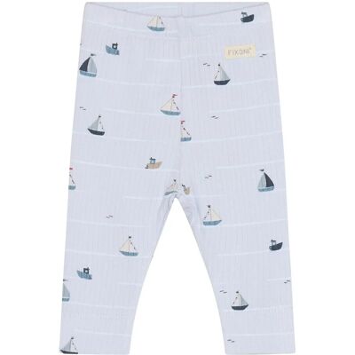 Fixoni Leggings Rib 86 Blue 86 Fixoni Leggings Rib 86 Blue 86
