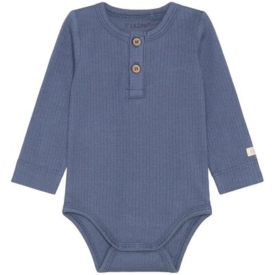 Fixoni Body Ls Rib 80 Blue 80 Fixoni Body Ls Rib 80 Blue 80