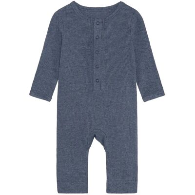 Fixoni Rompers Ls Melange Rib 50 Navy 50 Fixoni Rompers Ls Melange Rib 50 Navy 50