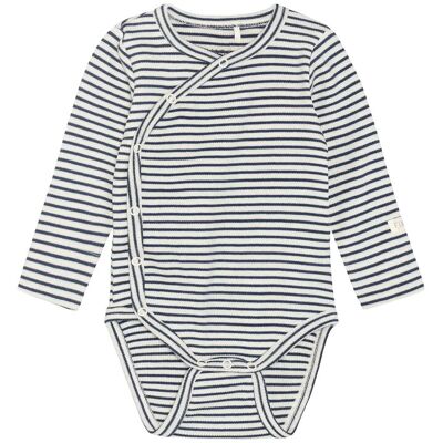 Fixoni Wrap Body Ls Rib 74 Navy 74 Fixoni Wrap Body Ls Rib 74 Navy 74