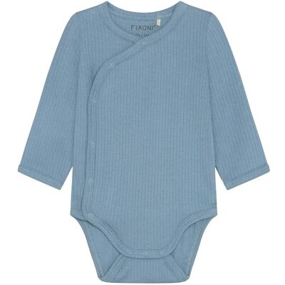 Fixoni Wrap Body Ls Rib 50 Blue 50 Fixoni Wrap Body Ls Rib 50 Blue 50
